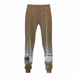 Men Sailboats In Ocre Sweatpants