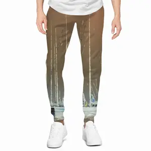 Men Sailboats In Ocre Sweatpants