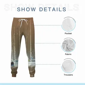 Men Sailboats In Ocre Sweatpants