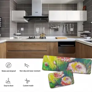 Beautiful Flowers Kitchen Floor Mats (Multi-Size)