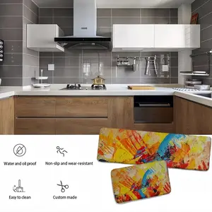 Hot Love (I) Kitchen Floor Mats (Multi-Size)