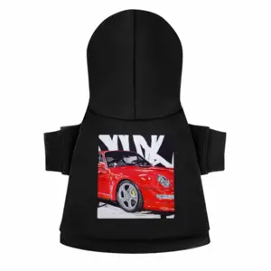 Porsche Turbo Red Pet Clothes