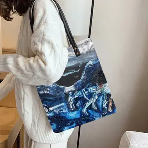 Rain Storm Leather Shoulder Bag