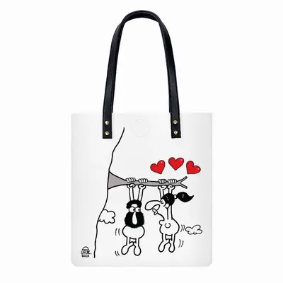 Love Is Everywhere Leather Shoulder Bag