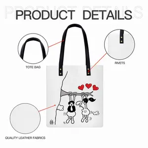 Love Is Everywhere Leather Shoulder Bag