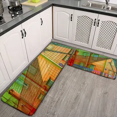 Color The Shaodows Kitchen Floor Mats (Multi-Size)