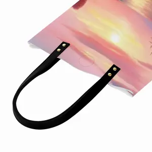 Red Sea Sunset Leather Shoulder Bag