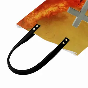 Eternal Flames Leather Shoulder Bag