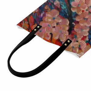 Apple Tree Blossom Leather Shoulder Bag