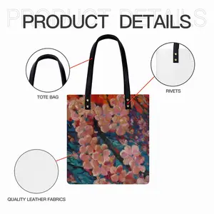 Apple Tree Blossom Leather Shoulder Bag