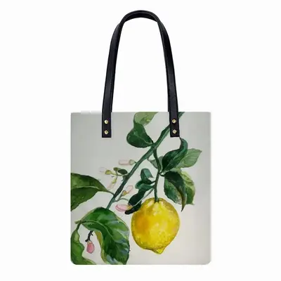 Lemon Branch Leather Shoulder Bag