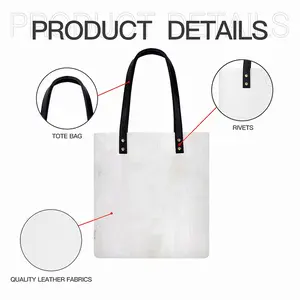 White Lines Leather Shoulder Bag