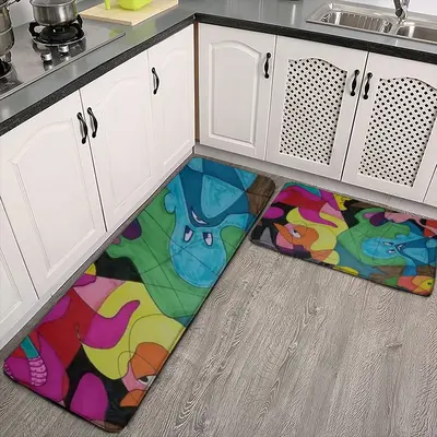 Bedlam 3 Kitchen Floor Mats (Multi-Size)