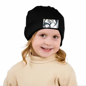 Hebe Royal Abstract Children's Knitted Hat