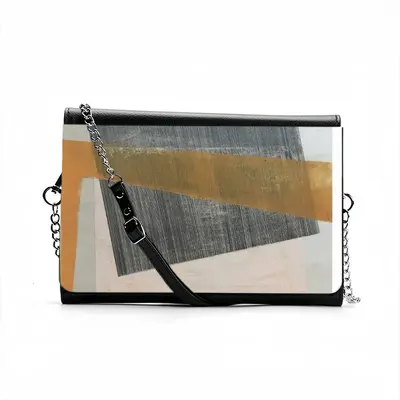 Black Square Cropped Multifunctional Shoulder Bag