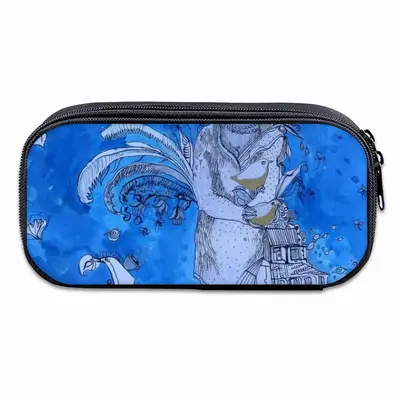 Drawing Ink - Blue Diva Pencil Case