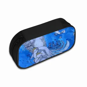 Drawing Ink - Blue Diva Pencil Case