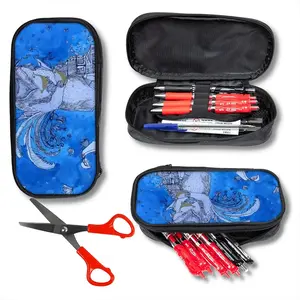 Drawing Ink - Blue Diva Pencil Case