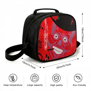 Buenos Dias Amigo - Red Skull Dead Halloween Mexico Muertos Calavera Catrina Portable Meal Package