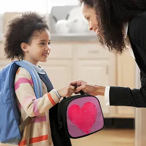 Flashy Pink Heart Portable Meal Package