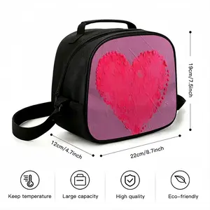 Flashy Pink Heart Portable Meal Package