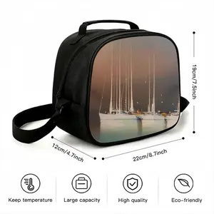 Sailboats In Thunderstorm Portable Meal Package