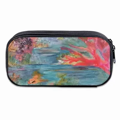 Alligator In Plastic River Pencil Case