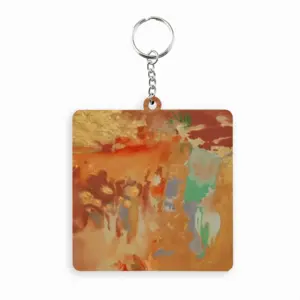 Palm Crest MDF Square Keychain