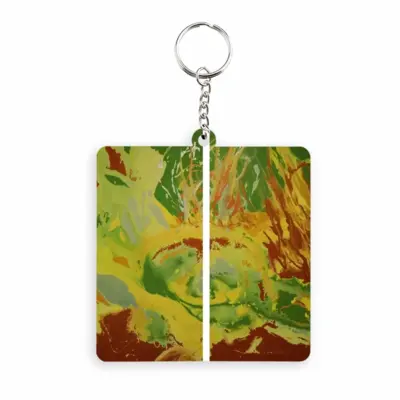 Greenhouse MDF Square Keychain