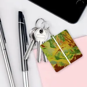 Greenhouse MDF Square Keychain