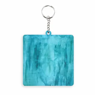 The Sea MDF Square Keychain