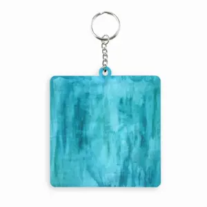 The Sea MDF Square Keychain