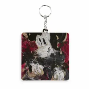 Tanked Mickey Mouse MDF Square Keychain