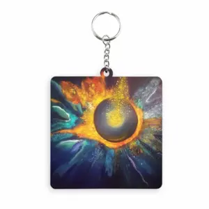 Hidden Universe MDF Square Keychain