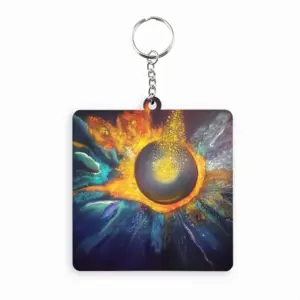 Hidden Universe MDF Square Keychain