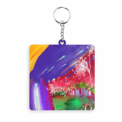 Catatumbo Libertad MDF Square Keychain