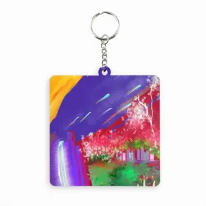 Catatumbo Libertad MDF Square Keychain