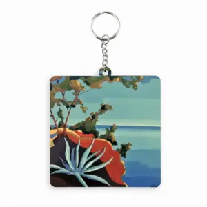 On The French Riviera Near Frejus MDF Square Keychain