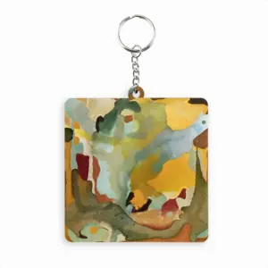 Desert Crossing MDF Square Keychain