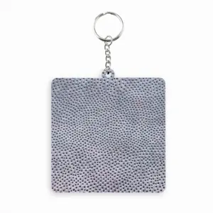 Evening MDF Square Keychain