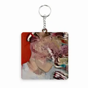 Sofiane MDF Square Keychain