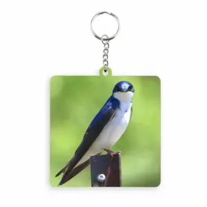 I See You Swallow MDF Square Keychain