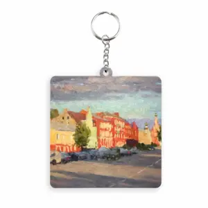 Evening Gumbinnen MDF Square Keychain