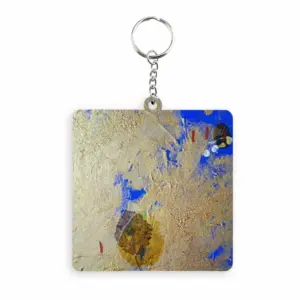 New Life MDF Square Keychain