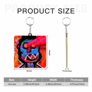 Affiche Collector 4 MDF Square Keychain