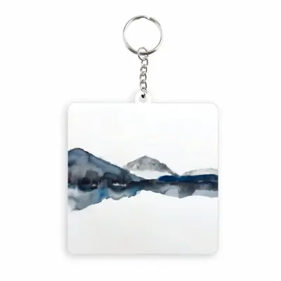 Indigo Hills MDF Square Keychain