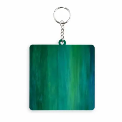 Emerald And Blue Ii MDF Square Keychain