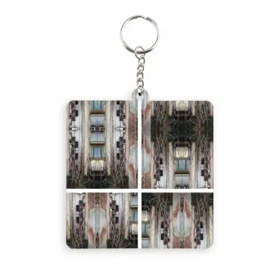 Hebradlike Church MDF Square Keychain