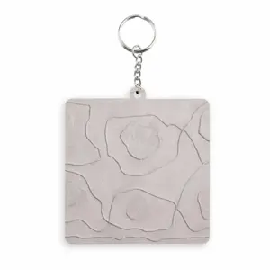 Rivers MDF Square Keychain