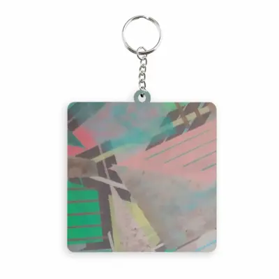 Windy MDF Square Keychain